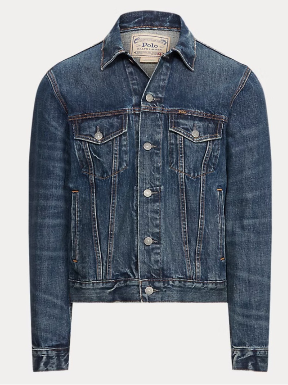 Men’s NWT Polo Ralph Lauren Trucker Jean Denim Jacket